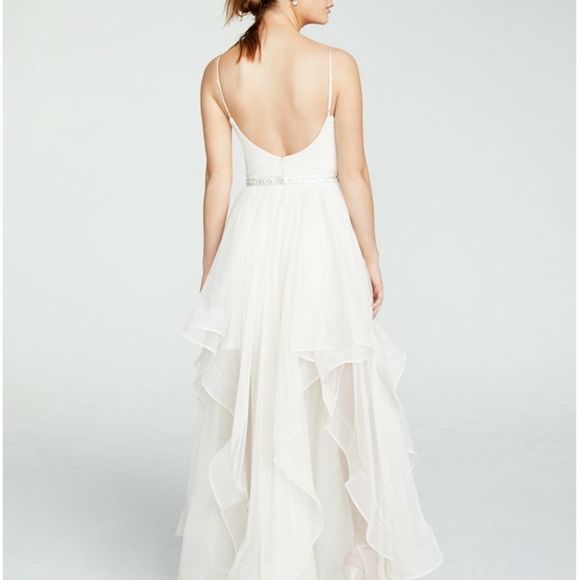 Sequin Hearts Juniors' Rhinestone-Belted Gown - Picture 2 of 4